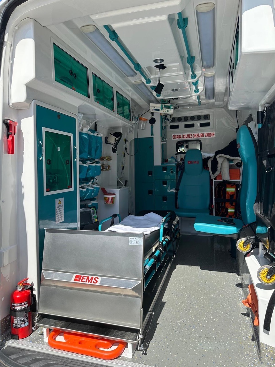Ambulans iç donanım